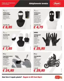 Volantino Bep's Pagina 5: Coprimani micro Pro-Hand OJ €24,95, Sottoguanti GLX V2 SIX2 €25,95