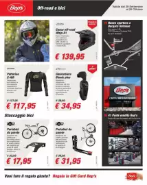 Volantino Bep's Pagina 8: Casco off-road Whip-X1 €139,95, Pettorina X-AIR Acebid €117,95