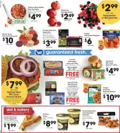 Dillons weekly ad week 40 Page 12: Kroger Crunchy Butterfly Shrimp €10,99, California Pomegranates €2,49