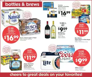 Smith's weekly ad week 40 Page 17: Angry Orchard, Twisted Tea or Stella Artois €11,99, Corona, Modelo or Pacifico €16,99