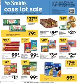 Smith's weekly ad week 40 Page 2: Rice-A-Roni or Pasta-A-Roni €0,99, Kroger breakfast sausage links €2,49
