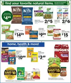 Ralphs weekly ad week 40 Page 10: Huggies little movers €45,00, Simple Truth Organic Vegetables €2,50