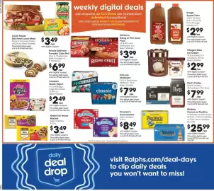 Ralphs weekly ad week 40 Page 2: Kroger apple cider €2,99, Haagen-Dazs ice cream €2,99