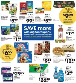 Ralphs weekly ad week 40 Page 6: Bounty paper towels €26,99, Bibigo Snacks or Appetizers €5,99