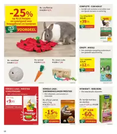 Horta folder Pagina 10: Zadenmengelingen prestige €13,73, Vitakraft krackers €4,55