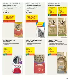 Horta folder Pagina 11: Versele laga traditional rui subliem €23,25, Versele laga plus i.c. mutine €21,30