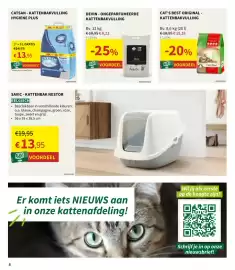 Horta folder Pagina 8: Devin ongeparfumeerde kattenbakvulling €8,21, Catsan - kattenbakvulling hygiene plus €13,95