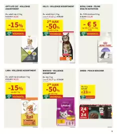 Horta folder Pagina 9: Hill's adult kip €37,42, Royal canin feline health nutrition sterilised €31,95