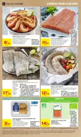 Catalogue Intermarché page 10: CREVETTES CUITES €8,35, DOS DE LIEU NOIR €12,79