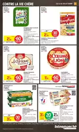Catalogue Intermarché page 19: Aperivrais Fromage frais saveurs de Provence €2,06, PRÉSIDENT La Brique Fondante €0,92