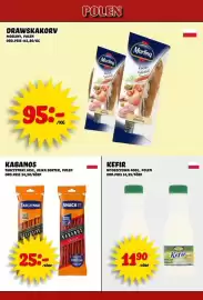 Nelins reklamblad vecka 40 Sida 12: Kabanos €25,00, Kefir €11,90