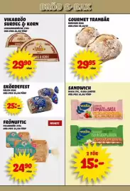 Nelins reklamblad vecka 40 Sida 6: Pågen skördefest €25,00, Frönuftig polarbröd €24,90
