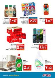 Folleto Dicost Página 2: appuccin Actimel Actimel Actimels Actime STARBUCKS Frappuccino coffee, vainilla o cappuccino