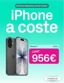 Catálogo Phone House semana 40 Página 4: Iphone 17 €956,00