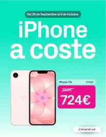 Catálogo Phone House semana 40 Página 5: Iphone 17e €724,00