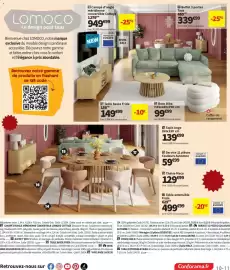 Catalogue Conforama page 12: Meuble TV Tomy 2 €99,00, Meuble TV Sahara €149,00