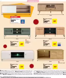 Catalogue Conforama page 13: Sahara Table Basse €119,99, Table Basse Up&Down 2 €149,00