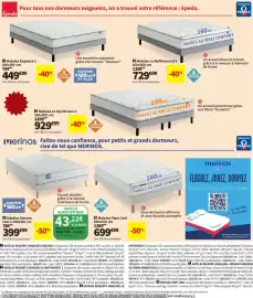 Catalogue Conforama page 23: BULTEX Oreiller Ergonomique 3D €54,99, DODO Oreiller Soutien Optimal €34,99