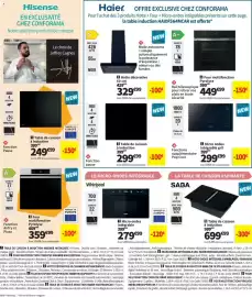 Catalogue Conforama page 40: Haier Coffre €269,00, FAR Table top €199,00