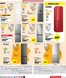 Catalogue Conforama page 43: CANDY Lave-linge frontal €499,00, Midea Lave-linge top €359,99