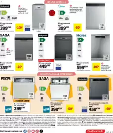 Catalogue Conforama page 45: DeLonghi Robot café €349,00, DeLonghi Nespresso Inissia crème €79,99