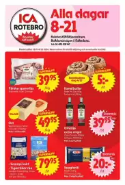 Nya Pulsen reklamblad vecka 40 Sida 1: Naturella spareribs €39,95, Zeta olivolja extra virgin €39,95