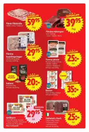 Nya Pulsen reklamblad vecka 40 Sida 4: Scan Bacon €35,00, Färska nötorgan €39,95