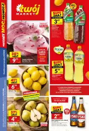 Twój Market gazetka tydzień 40 Strona 1: Łopatka wieprzowa bez kości €9,99, Cytryna €6,99