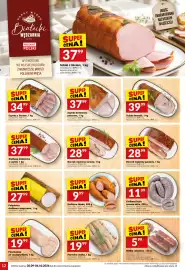 Twój Market gazetka tydzień 40 Strona 12: Kiełbasa śląska €9,99, Boczek wędzony surowy €28,99