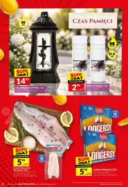 Twój Market gazetka tydzień 40 Strona 6: Longersy Abramczcyk €5,99, Znicz Kapliczka K-10 Płomyk €14,99