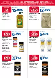 Catalogue Costco page 12: KINDER'S Épices à l'ail rôti €5,79, HELLMANN'S Mayonnaise €5,49