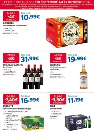 Catalogue Costco page 15: 1664 Bière blonde €11,19, CHOUFFE Assortiment de bières belges €16,99