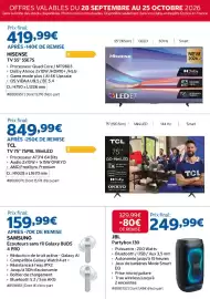 Catalogue Costco page 2: SAMSUNG Ecouteurs sans fil Galaxy BUDS 4 PRO €159,99, JBL Partybox 130 €249,99