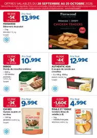 Catalogue Costco page 8: AUTHENTIC ASIA 6 soups de raviolis aux crevettes €12,99, BIBIGO Mandu de crevettes entières €10,99