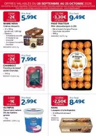 Catalogue Costco page 9: RANA Lasagnes à la bolognaise €8,49, OLYMPUS Yaourt grec nature €2,99