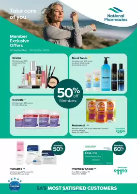 National Pharmacies (valid until 13-10)