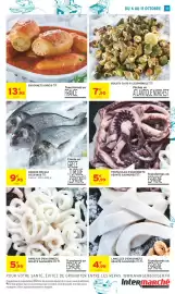 Catalogue Intermarché Contact semaine 41 page 17: TENTACULES D'ENCORNETS GÉANTS SAUMURÉS €5,99, DORADE ROYALE D'ÉLEVAGE €9,95