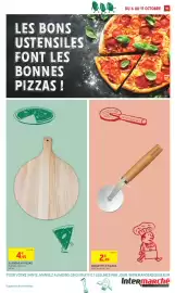 Catalogue Intermarché Contact semaine 41 page 19: Hêtre PLANCHE À PIZZAS €4,95, TACCHI MANNA Roulette à pizzas €2,49