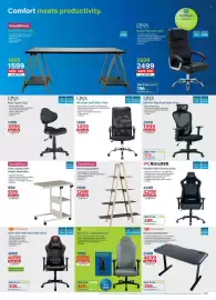 Incredible Connection catalogue Page 15: Linx Miro High Back Office Chair €1.499,00, Steel&Rose Pama Display Shelf €1.299,00