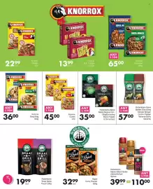 Save Hyper catalogue Page 22: Knorrox Cubes €45,00, Robertsons Spice Bottles €57,00