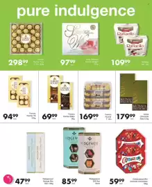 Save Hyper catalogue Page 43: Vocca Chocolate Slab €179,99, Ferrero Rocher T8 €94,99