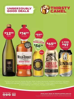 Thirsty Camel (valid until 11-10)