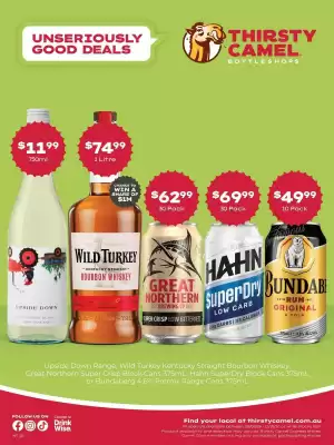 Thirsty Camel (valid until 11-10)
