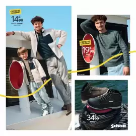 Catalogue DistriCenter page 5: Veste brant €14,99, Scholl - boots €34,99