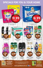 Spudshed catalogue week 40 Page 14: Surf Capsules Varieties €9,99, Palmolive Body Wash Varieties €2,99