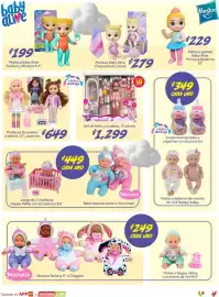 Folleto Soriana Híper Página 4: Hasbro Muñeca grande Baby Alive Princesa Bailarina €229,00, Bathe n Care €1.299,00