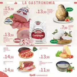 Volantino SpeSì Pagina 4: Senfter speck IGP gran riserva €14,50, Emmentaler Dop €13,90