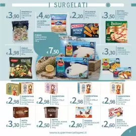 Volantino SpeSì Pagina 7: Sammontana cono cinque stelle amarena €2,98, Motta Coppa del Nonno con chicchi di caffè €2,50