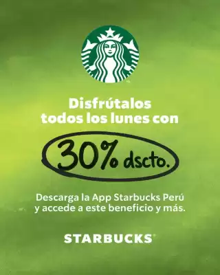 Starbucks (válido hasta 28-10)