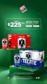 Catálogo City Club semana 40 Página 1: ORIGINAL TECATE ORIGINAL CERVEZA LAGER ASW. CONT NET.55m @ 18 CITY CLUB HOME &
